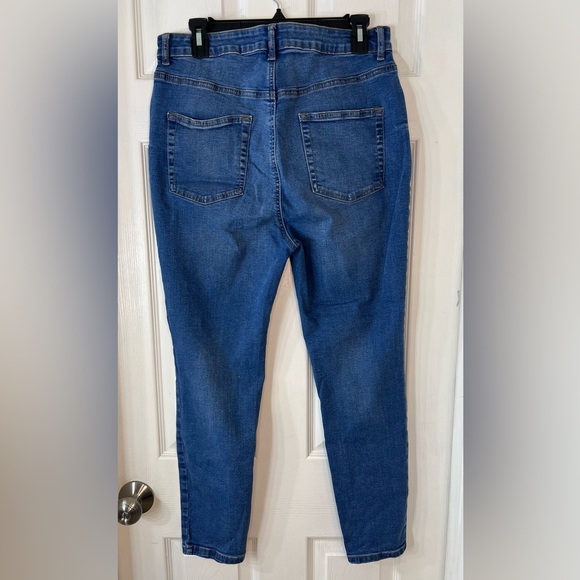 Denim Co. Primark Cares Blue Jeans Stretc Skinny Leg Women's Size 12 - Picture 3 of 8